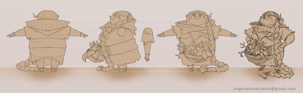 Character Design Turn Around