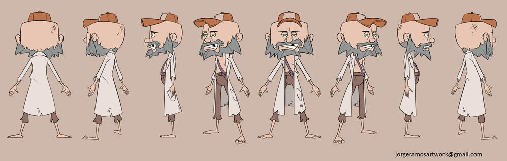 Character design turn around